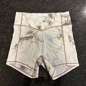 Balance Athletica workout shorts (80% nylon & 20% elastane)